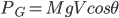 P_{G}=MgVcos\theta